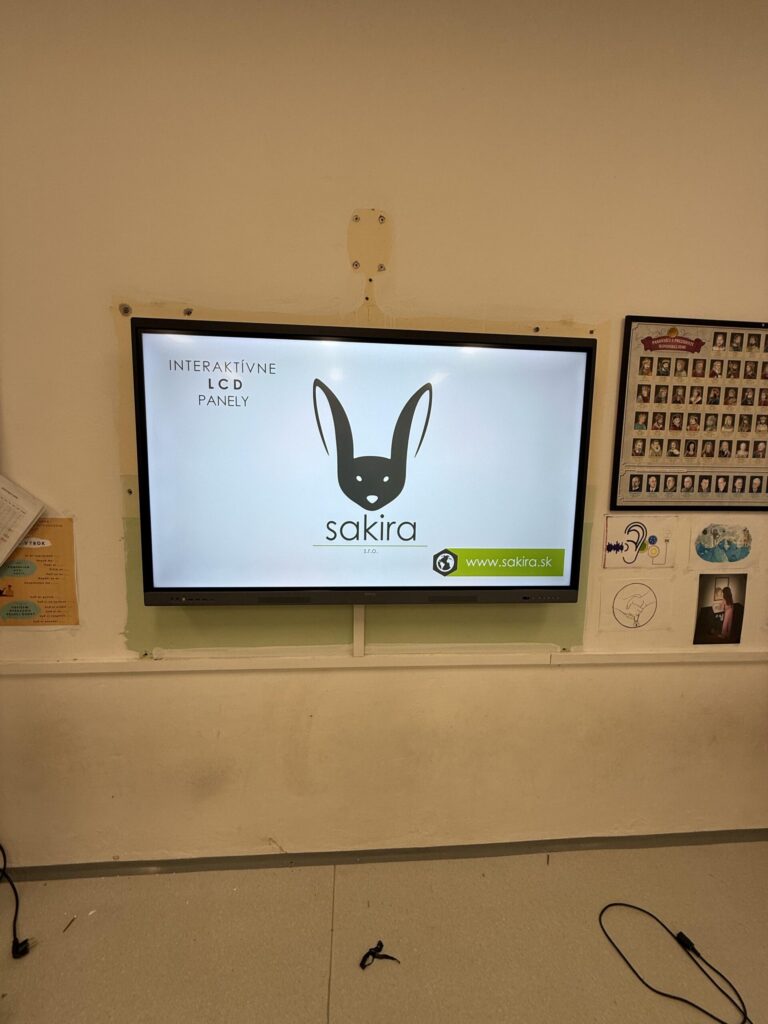 interaktivny displej pre skoly