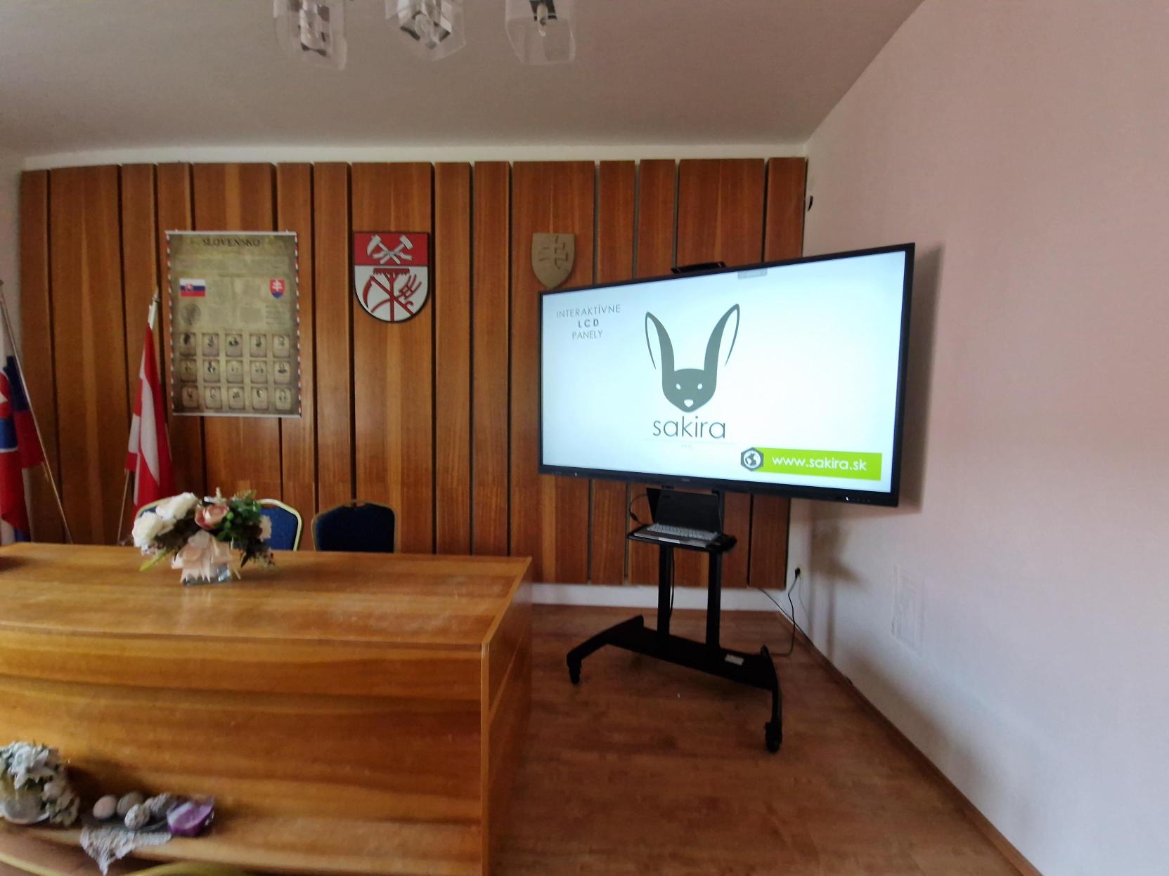 interaktivny displej pre urady